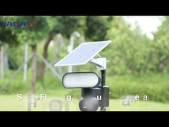 دوربین مداربسته دید در شب رنگی 4G دوربین مداربسته خورشیدی شیب دار H.265 355o Pan 120o